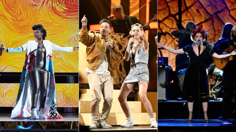 Illustration for article titled Sparkly, Silvery Glitz and Solidarity at the 16th Annual Latin Grammys
